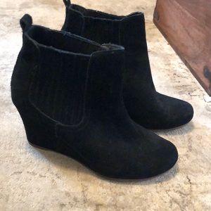 Wedge booties